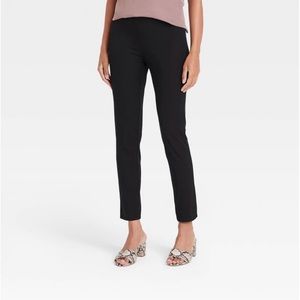 Womens A New Day High Rise Striped Skinny Ankle Pant